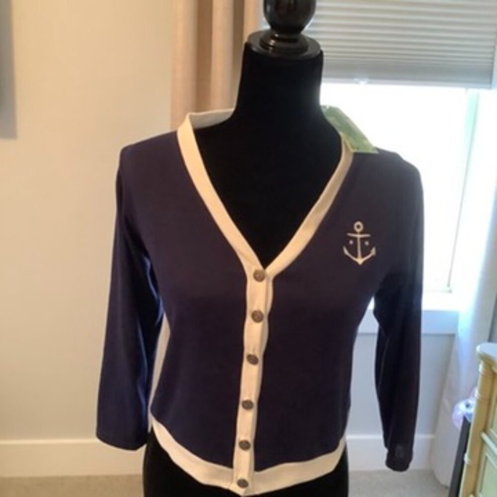 NWT RockSteady Knit Sailor Cardigan